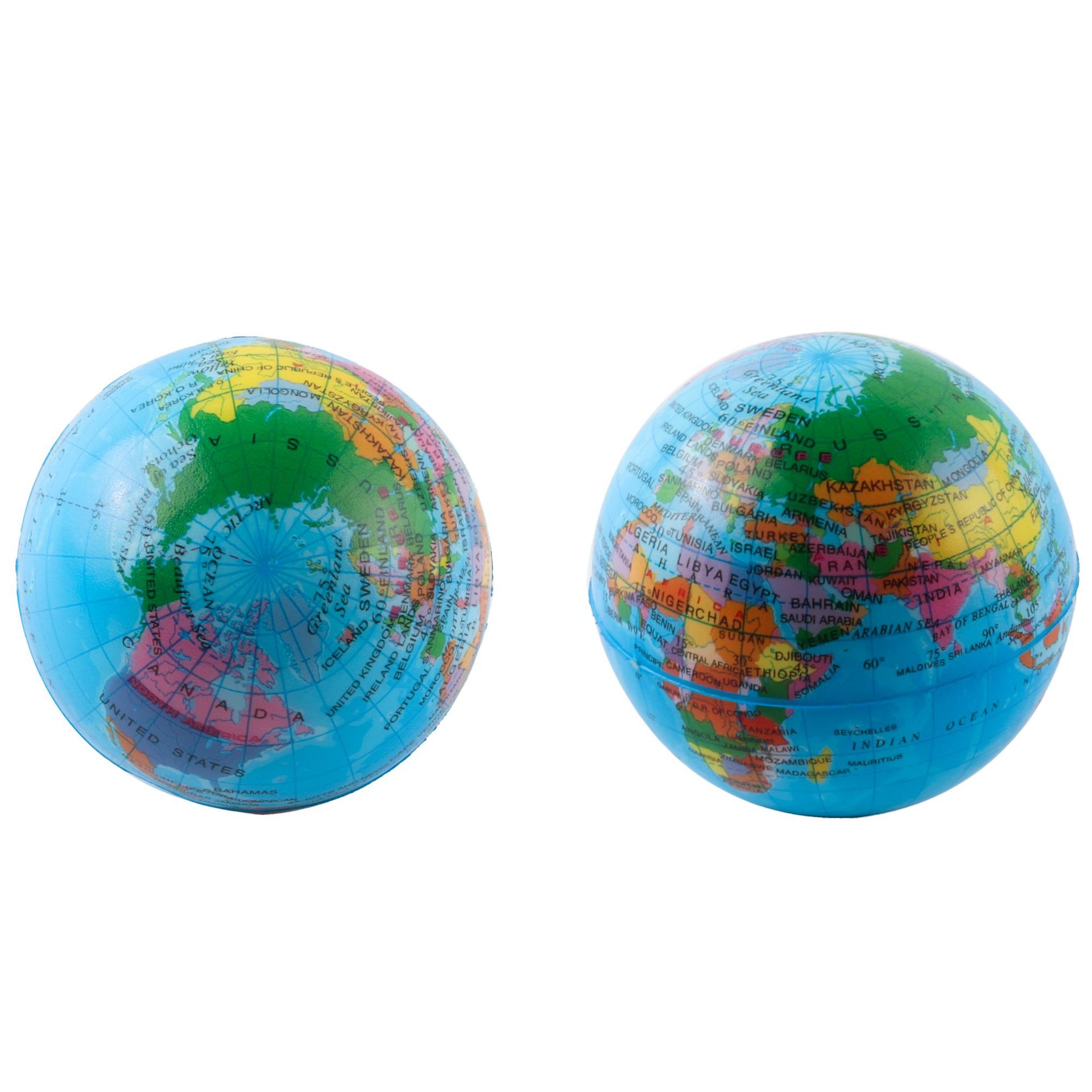 6.3cm Globe Elastic ball PU material solid foam sponge ball soft decompression pet toy cross-border
