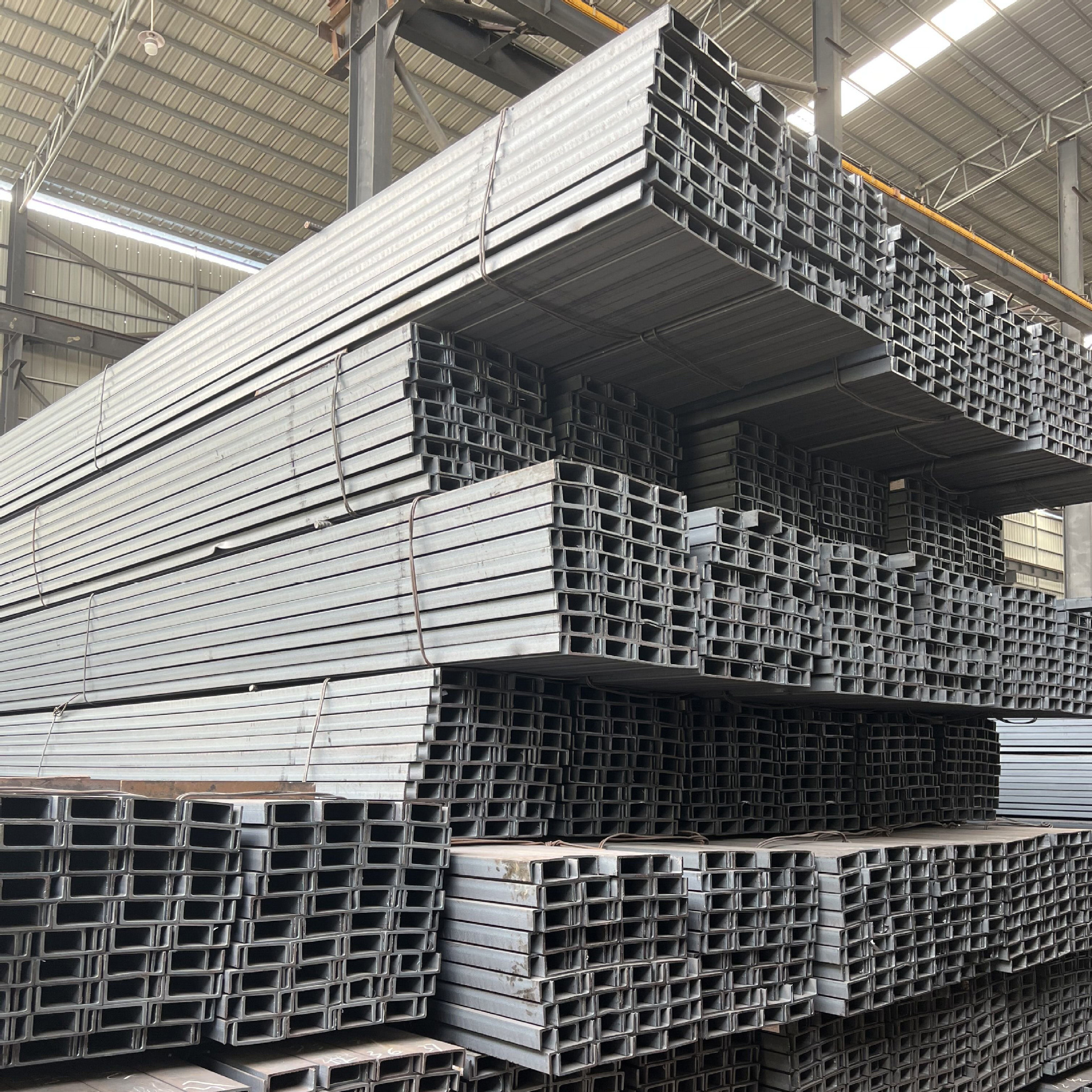 Galvanized Channel Steel Spot Q235B National Standard Galvanized Black Material Channel Iron 10 # Hot Rolled Channel Steel Hot Dipped Galvanized Profile Processing