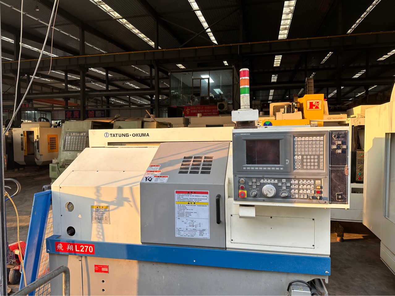 Токарный станок Okuma, L270, система Okuma, 8-дюймовый патрон с задней бабкой, станок в отличном состоянии