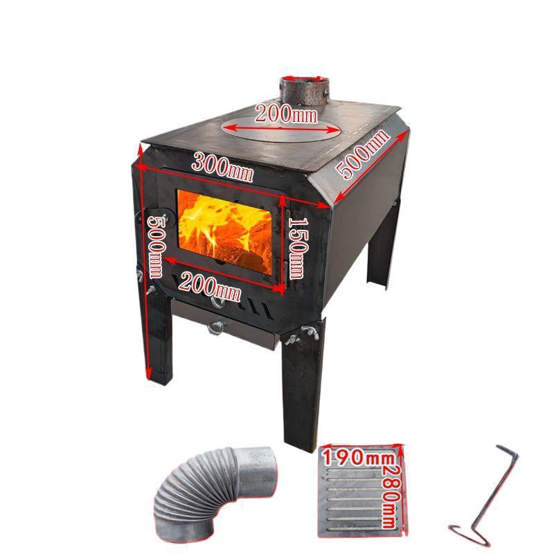 Outdoor Indoor Firewood Heating Stove Household Rural Stove Dual-use Firewood Stove Cooking New Style Fire-watching Stove