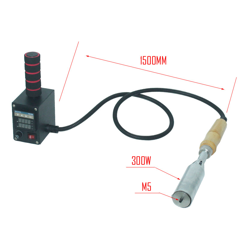 300W handheld hot stamping machine 4 * 4cm copper mold hot stamping machine leather wood products crafts logo printer