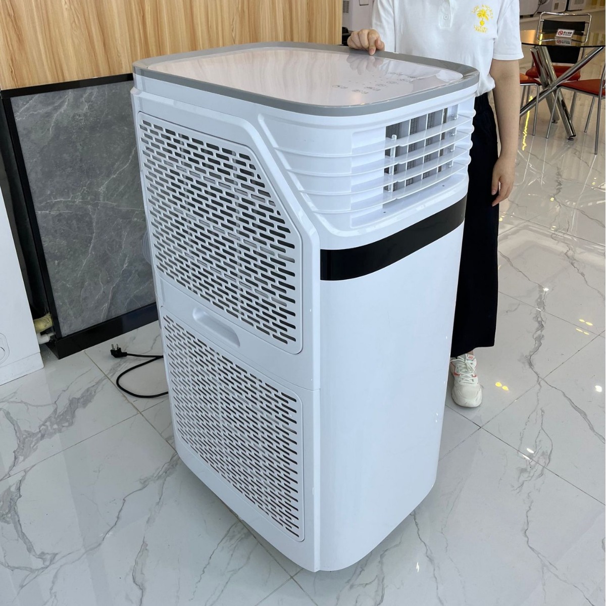 5 Hp Commercial Mobile Air Conditioner Single Cooling Installation-Free All-In-One Machine Without Drainage 4 Hp Industrial Cabinet Machine Export Domestic Sales Agent