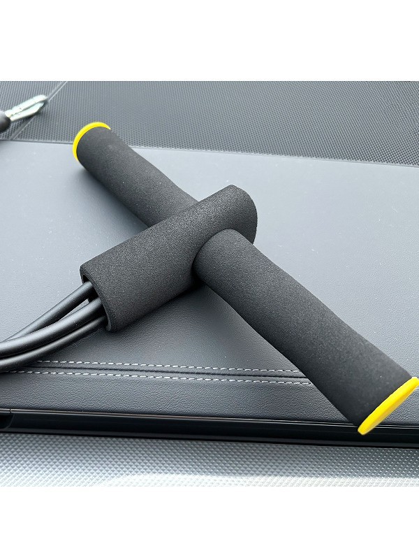 Suitable for Abdominal Curling Machine, Sit-Up Assist Device, Pull Rope Foam Three-Piece Set, Only Nbr Waist and Abdomen Training Stretching