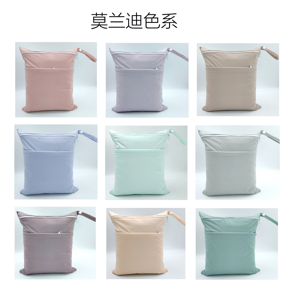 Сумка для подгузников с двойной молнией, washable, оптовая продажа