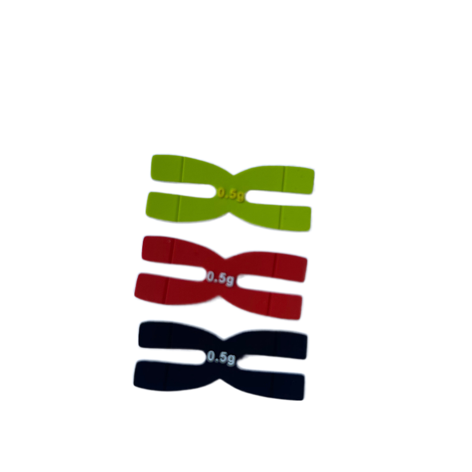 Cross-Border Spot Feather Racket Weighted Piece Feather Racket Balance Piece H-Shaped Industrial Type 0.5g Silicone Racket Head Adjustment Non-Lead Strip