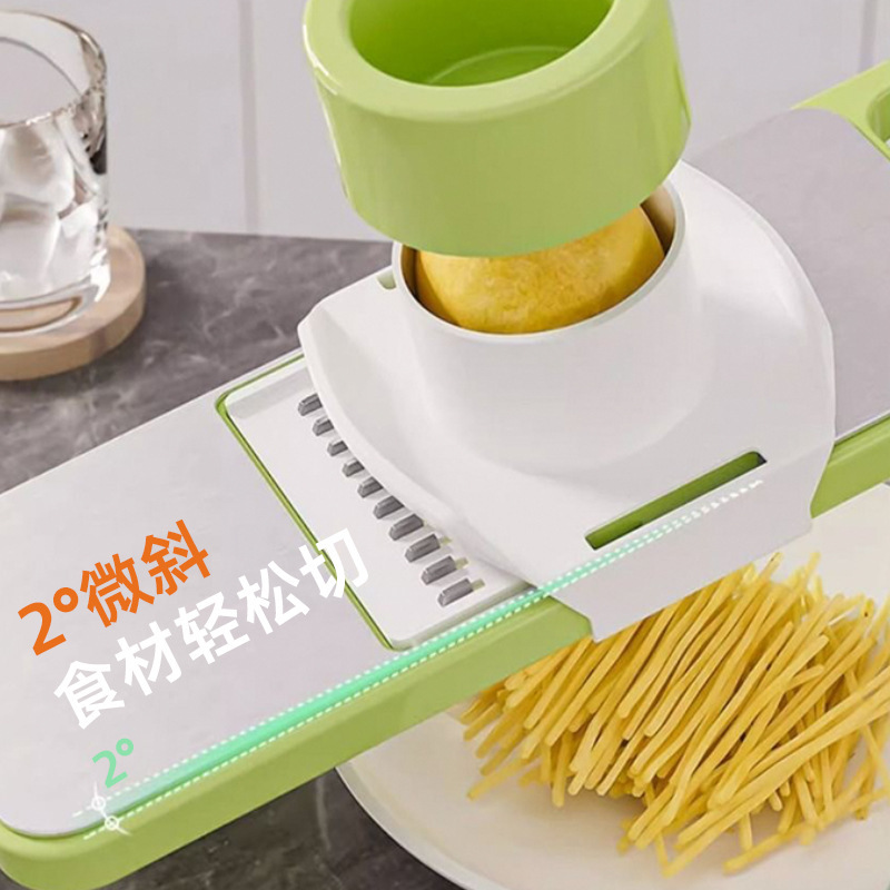 Multifunctional Stainless Steel Thread Cutter Household Kitchen Vegetable Cutter Thick Silk Cucumber Potato Scraper Thread Gauzer