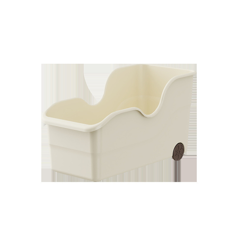 Yiwu Kitchen Storage Box Pot Cover Rack Storage Rack Plastic Pot Storage Rack Cabinet Storage Box Storage Rack