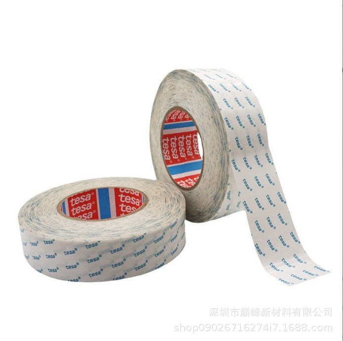 Tesa Tesa60999 Transparent Non-Woven Double-Sided Tape Highly Permeable Felt Laminated Fixed Easy to Cut
