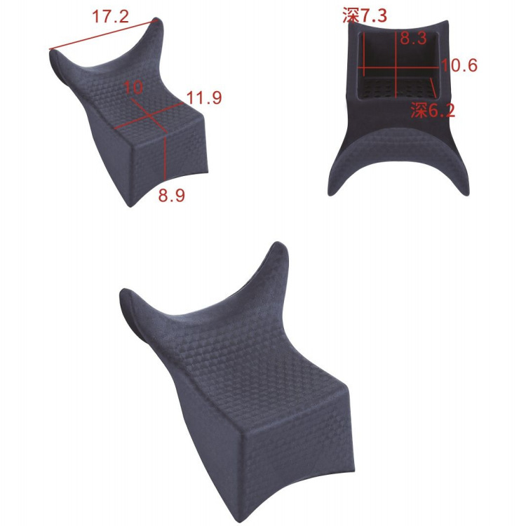 Shampoo Bed Pillow Cushion Barber Shop Hair Salon Ceramic Basin Headrest Rubber Punch Bed Cushion Pillow Accessories