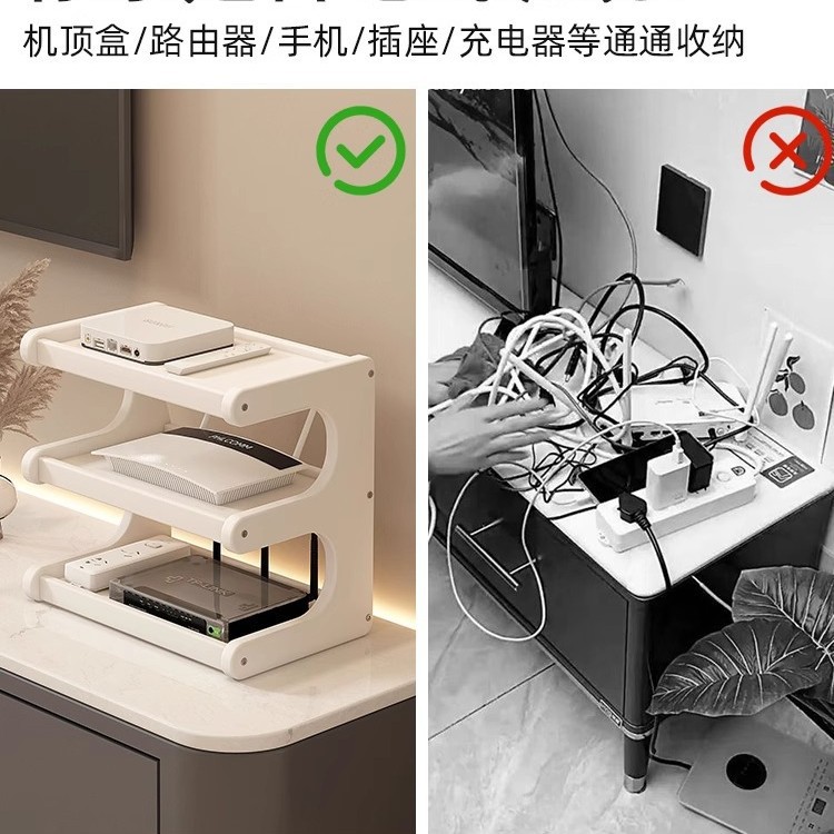 Desktop Storage Rack for Home Office Dormitory Multi-Layer Bamboo Simple Storage Rack Multi-Functional Desktop Sundry Rack