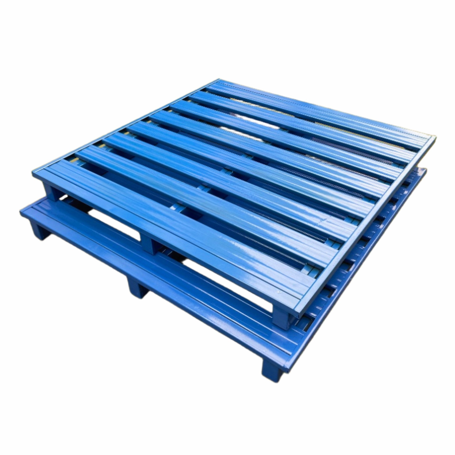 Forklift Iron Pallet Metal Thickened Load-Bearing Iron Pallet Commercial Logistics Storage Pallet Cargo Turnover Pallet