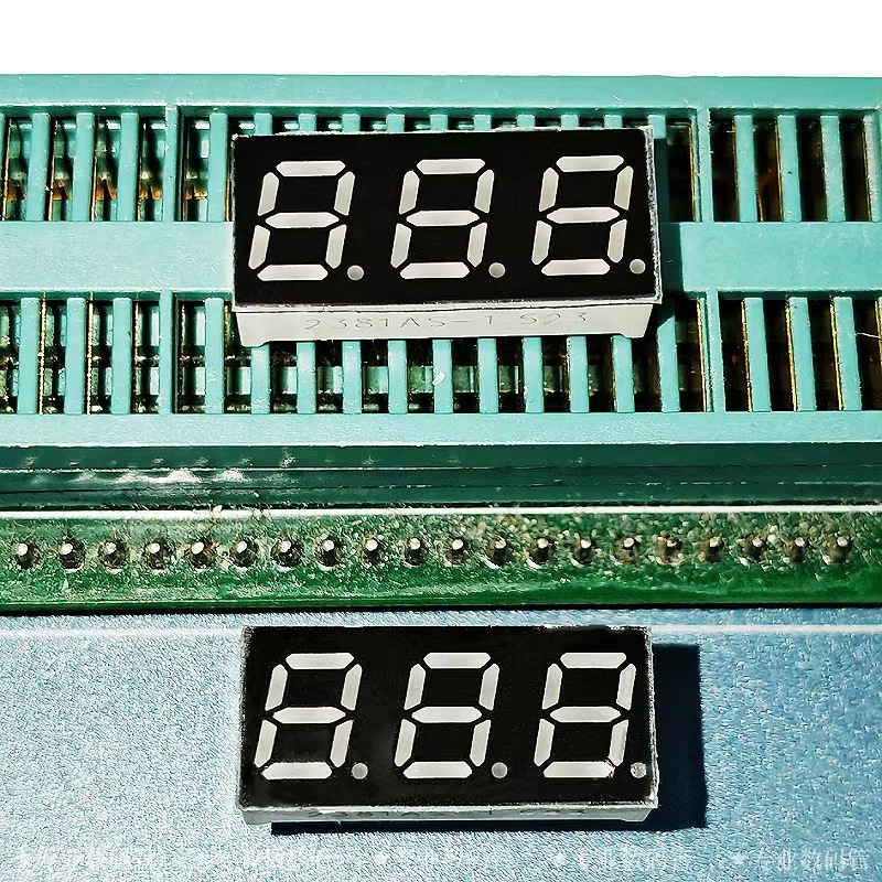 Factory direct supply 0.28 inch 3-digit LED digital tube 2381AS total Yin 2381BS total Yang bright red