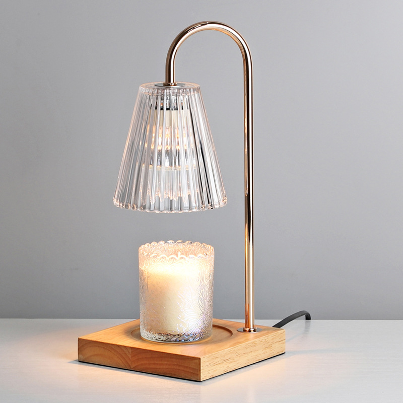 Aromatherapy melted wax lamp timing adjustable height lifting atmosphere lamp melted candlestick lamp Amazon cross-border e-commerce dimming