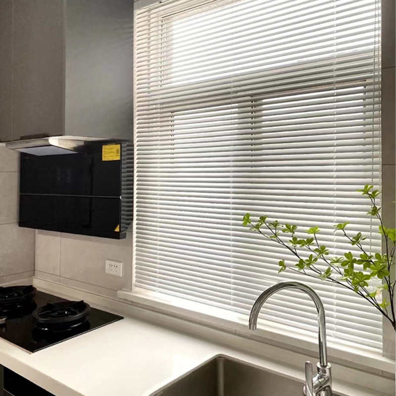 Venetian Blinds Without Punching Holes for Bathroom, Toilet, Bathroom, Office, Kitchen, Bedroom, Roller Blinds, Sunshade, Roll-Pull Dropshipping