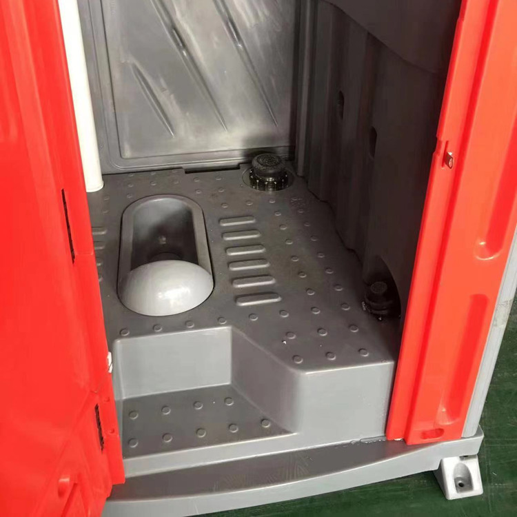 Plastic assembly mobile toilet toilet integrated toilet large capacity manure box toilet outlet temporary toilet
