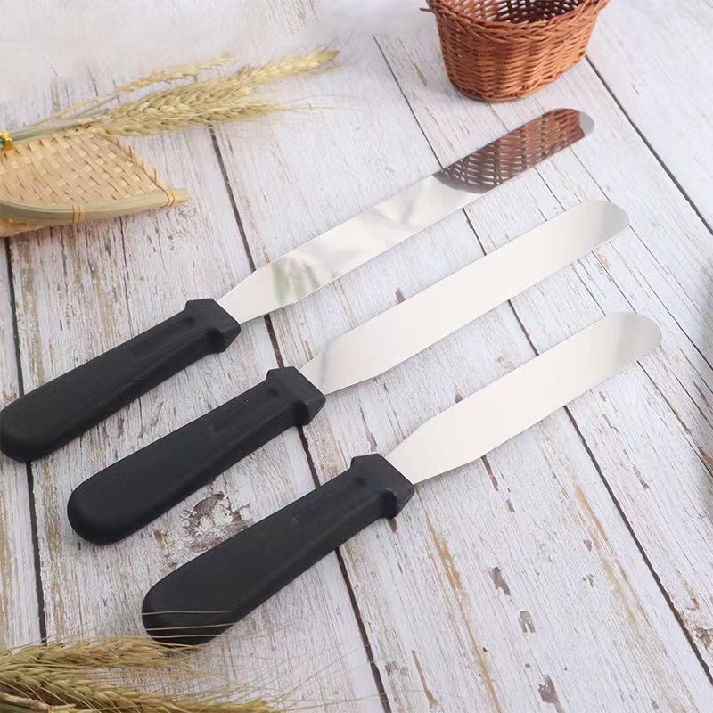 6 inch 8 inch 10 inch stainless steel cream spatula cake bread baking mold decorating scraper factory spot