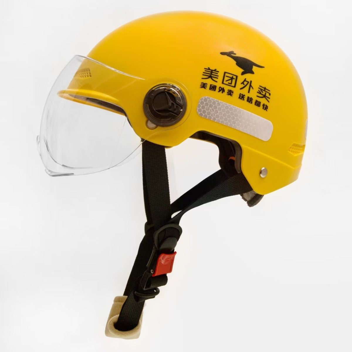 Шлем Meituan для доставки, универсальный шлем для электрических транспортных средств, дышащий, летний, с солнцезащитным козырьком, теплый, утолщенный