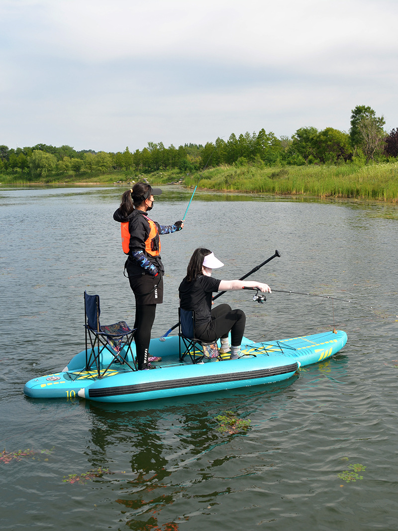 Lehai Paddle Board Boat Anti-Rollover Balance Fishing Boat Double Paddle Board Surfing Sea Fishing Luya Sup Paddle Board Customization