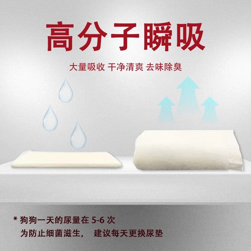 Pet Diaper Pad, Thick Dog Diaper Pad, Strong Suction Diaper, Disposable Deodorizing Diaper Pad