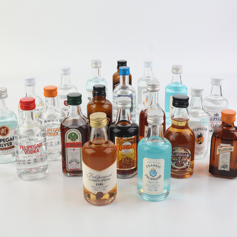 Convenience store bartender mini small wine version brandy whiskey cocktail 50ml foreign wine factory wholesale generation