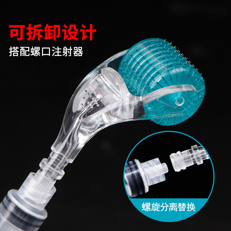 Microneedle Roller 540 Beauty Microneedle Roller Removable Skin Roller Disposable Essence Imported Hair Hair Beard