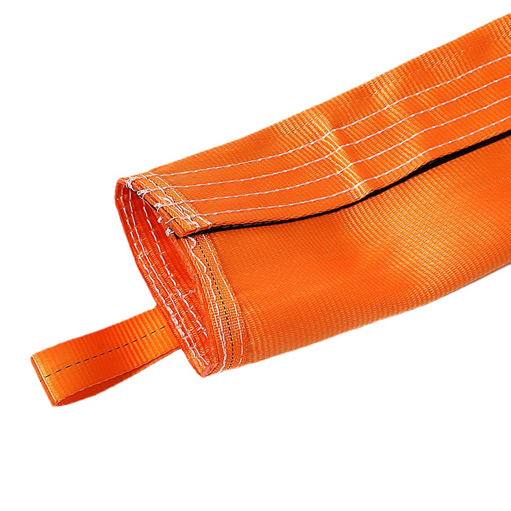 Orange Polyester Velcro Cable Protective Cover Wear-resistant Marine Cable Adhesive Protective Tube Anti-wear Protective Cover