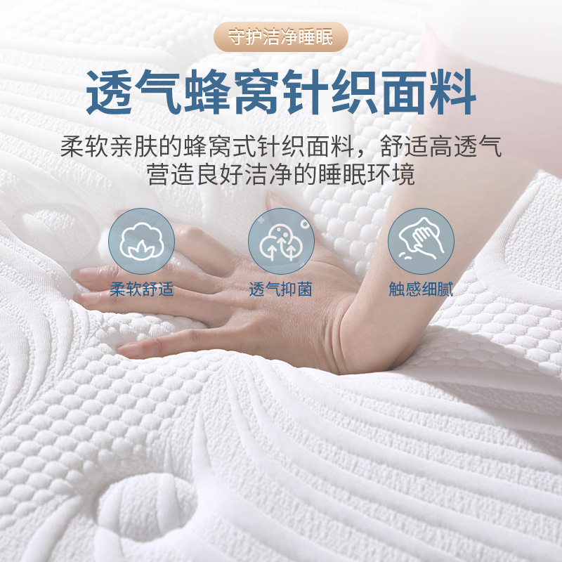 Haima Yingfu Factory Cross-Border Supply of Compressed Roll-Packed Mattresses with Independent Pocket Springs, Customizable Storage Available
