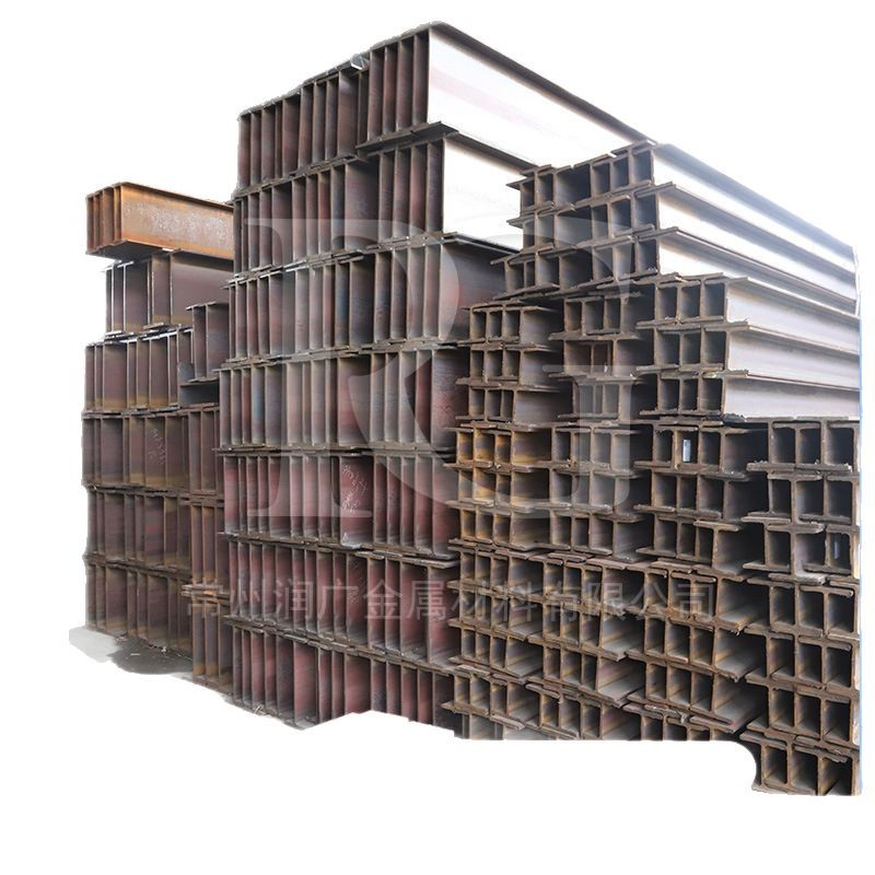 H-Shaped Steel Columns, Steel Beams, Beams for Building Structures, Load-Bearing Steel, Wholesale, Large Quantity, Good Price, Spot Supply, H-Shaped Steel