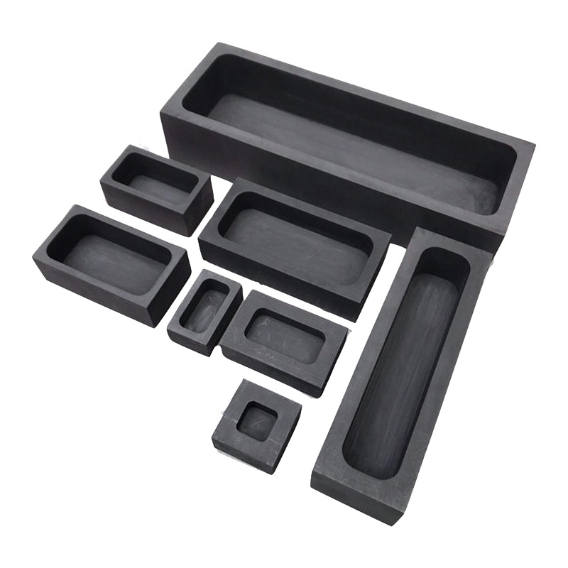 High Graphite Tank Dissolved Gold and Silver Ingot Long Square Bar Mold Non-Stick and Easy to Demould High Manufacturer