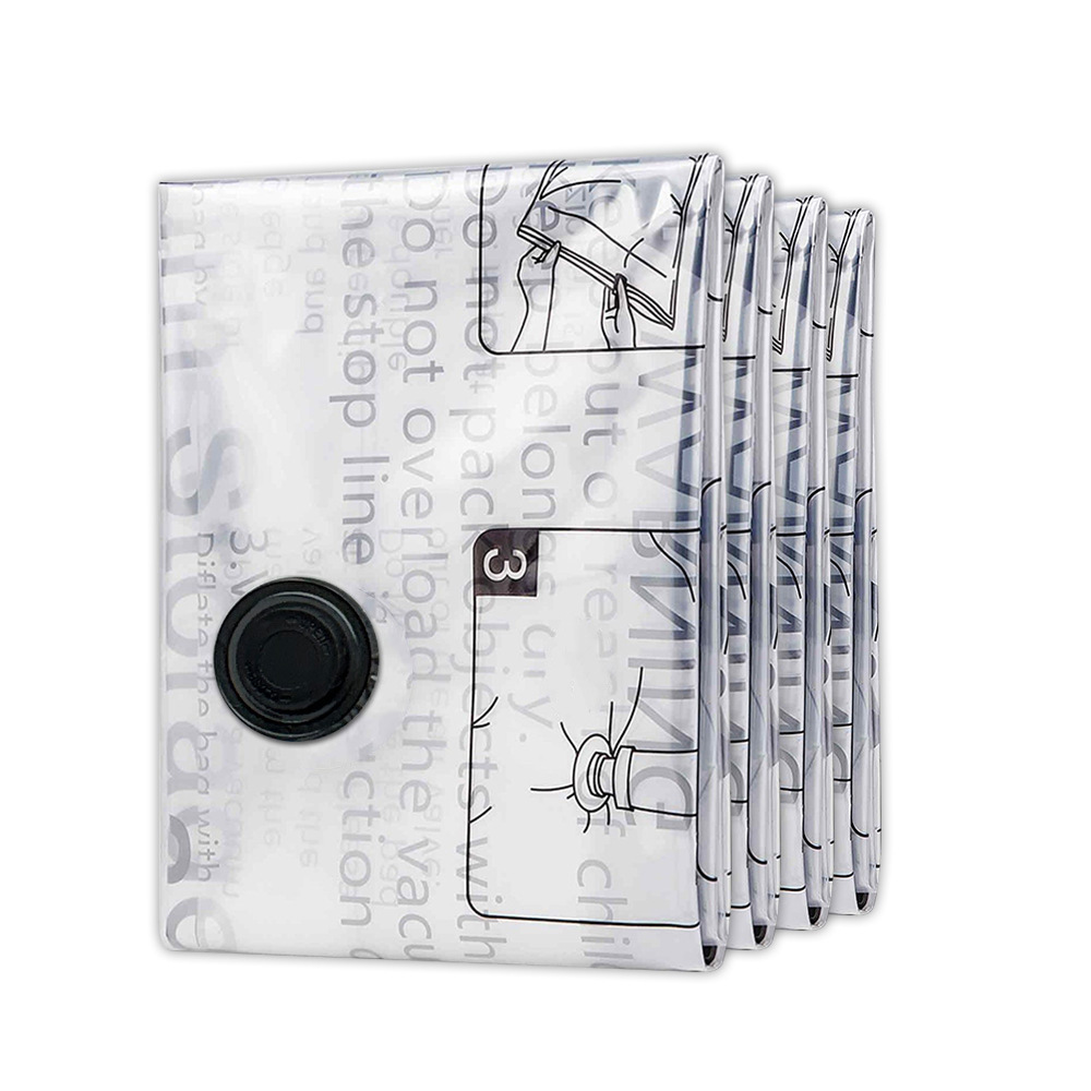 Cross-border Amazon Compression Bag Vacuum Bag Clothes Sucking Vacuum Storage Bag Household Travel Quilt Thickened and Increased