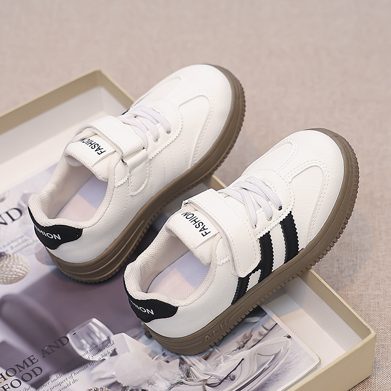 Кроссовки для девочек 2024 весна и осень новые детские туфли с мягкой подошвой дышащие туфли для мальчиков