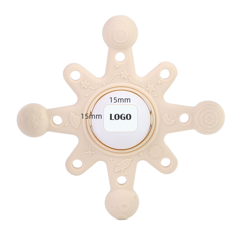 Baby Manhattan hand ball can bite silicone baby grip training newborn educational early education soothing toys