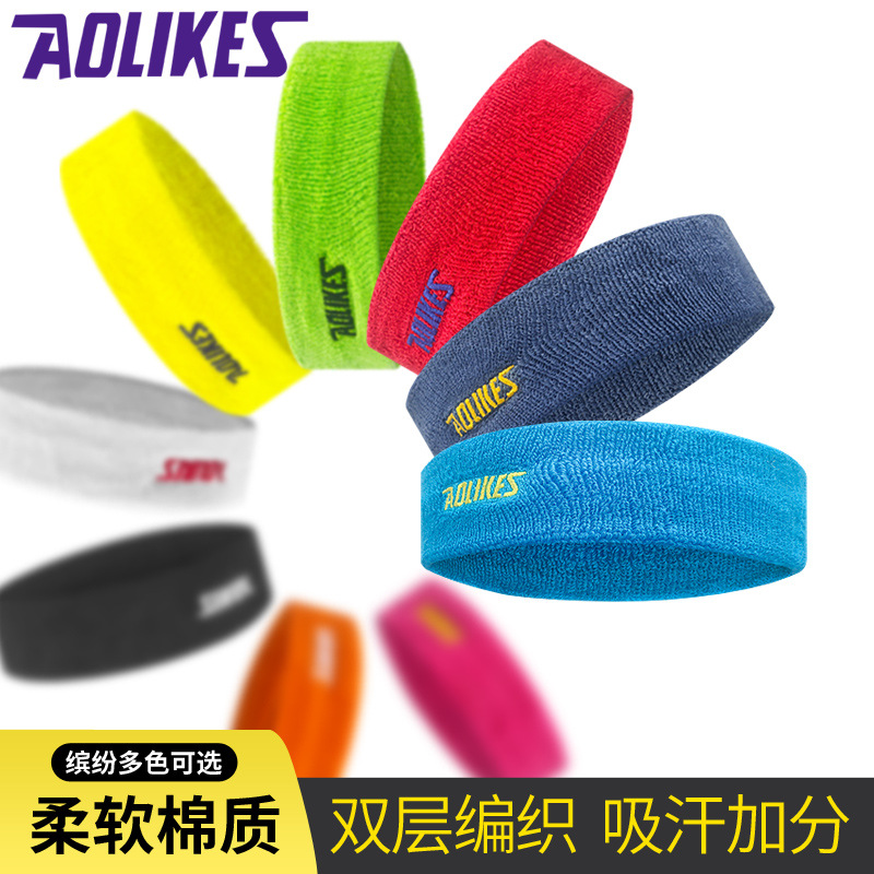 Factory spot outdoor sports breathable sweat belt towel headband men and women cotton sports head protection spot wholesale