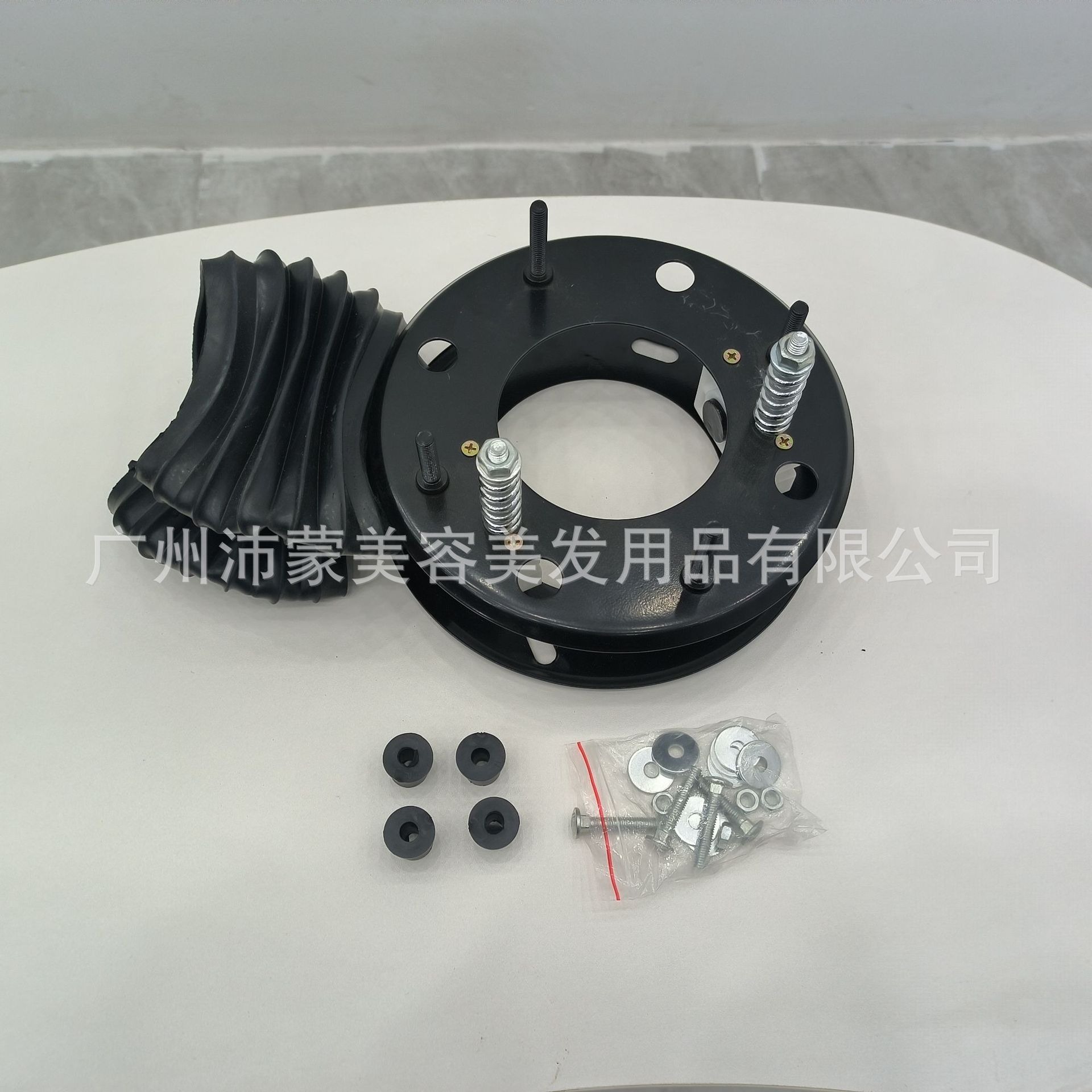 Export shampoo bed seat punching chair accessories link ceramic basin Special swing device with rubber ring adjustable up and down