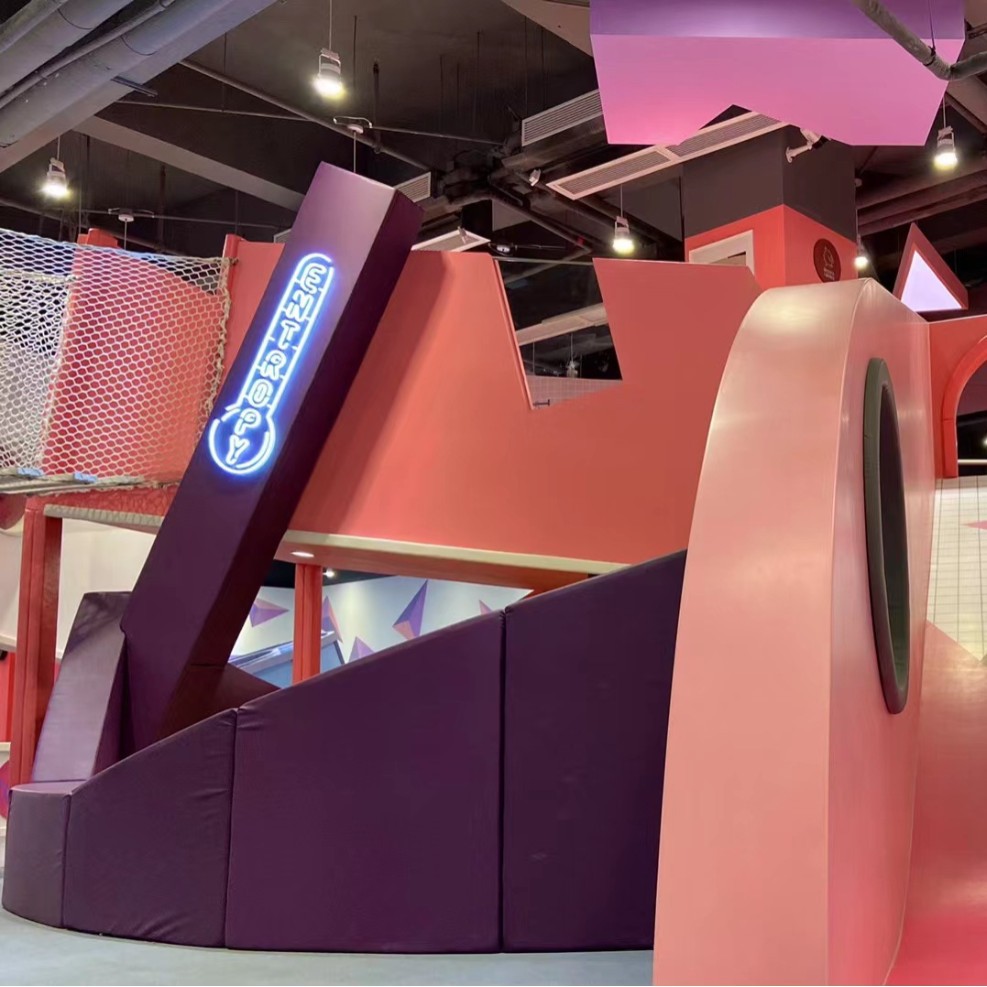 Large Naughty Castle Indoor Large and Small Naughty Castle Park Shopping Mall Parent-Child Playground Facilities Parent-Child Restaurant Slide