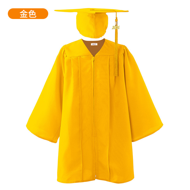 2025 Doctor's Clothing Children's Bachelor's Clothing Kindergarten Suit Children's Doctor's Clothing Performance Clothing Graduation Photo Dress