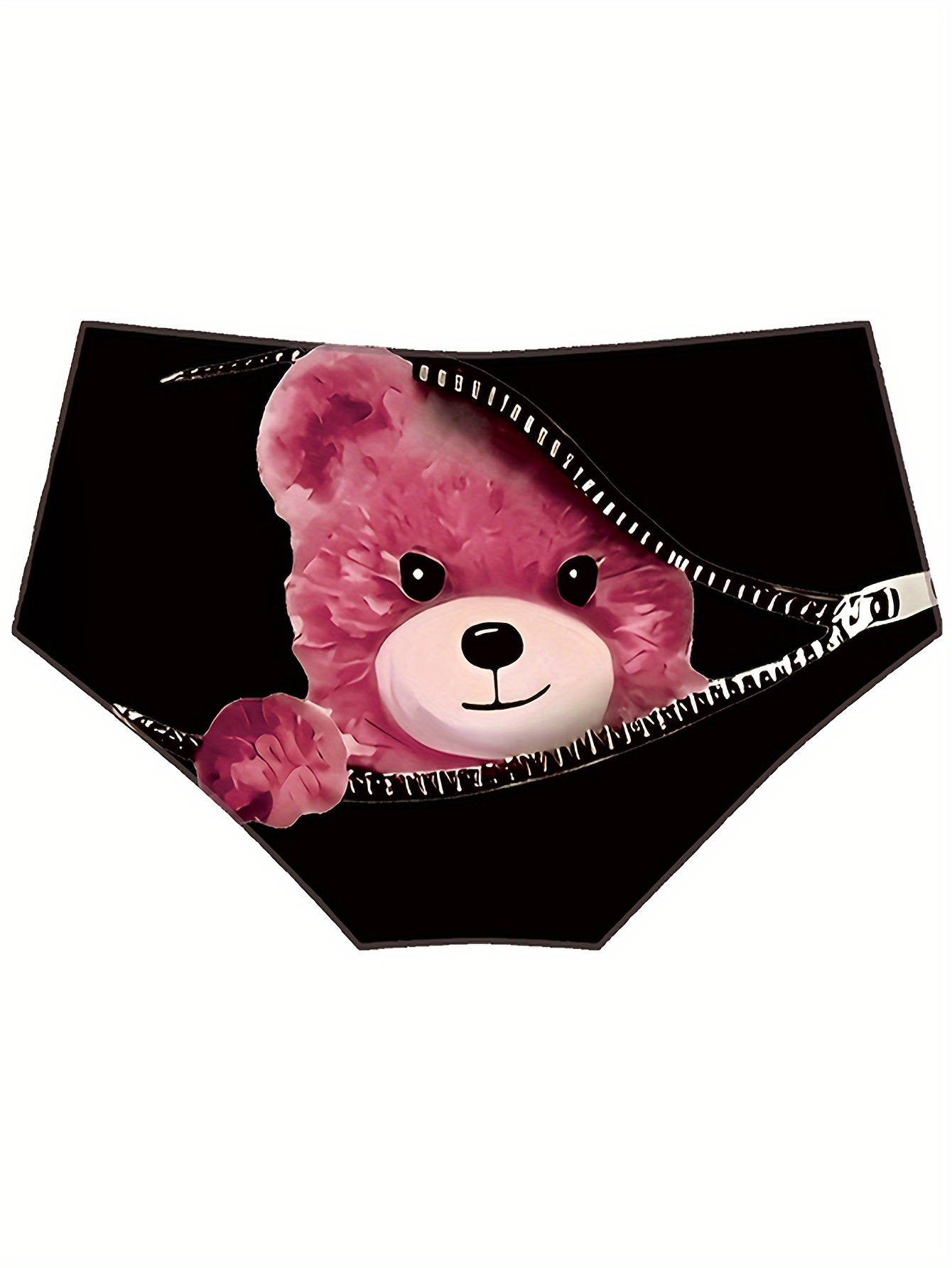 [Cartoon Bear Print] Triangle Underwear for Women
