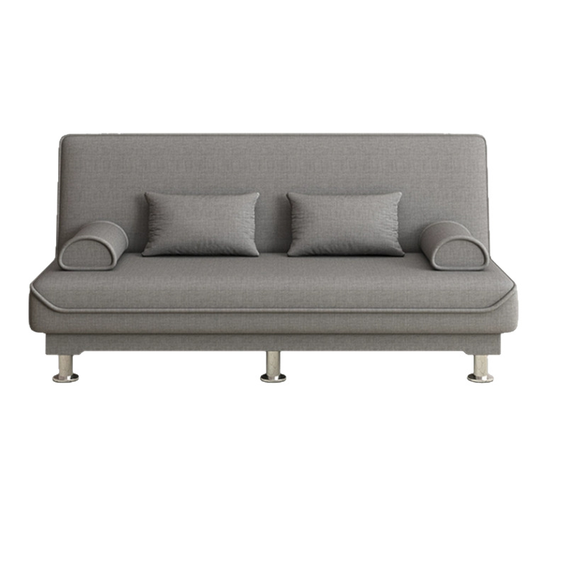 Small Apartment Sofa Bed Modern Simple Double Fabric Sofa Living Room Multi-functional Folding