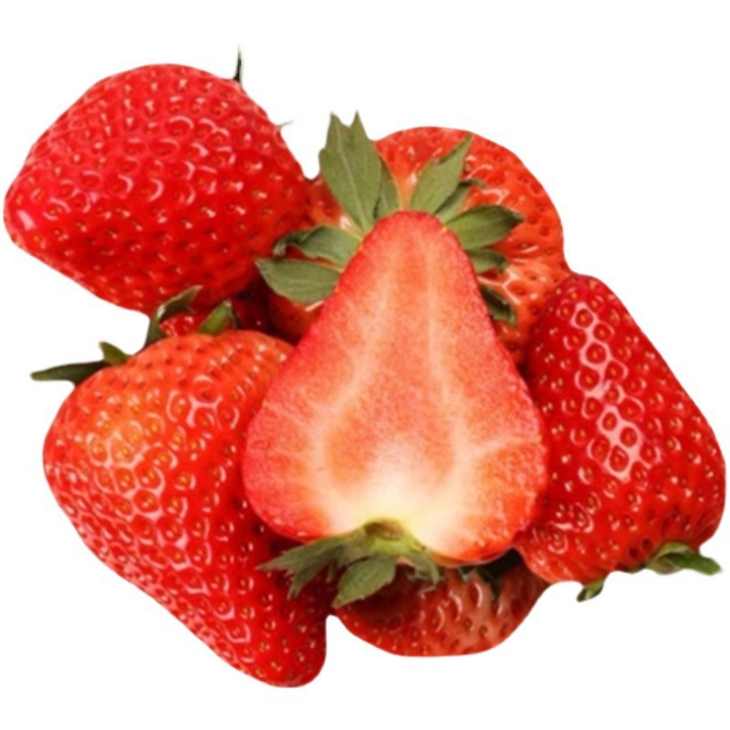 Fresh Yunnan Strawberries for All Seasons, Large Commercial Strawberries, 5kg Bulk Base Direct Delivery for Tea Drinks, In-Stock Baked Grass Jelly