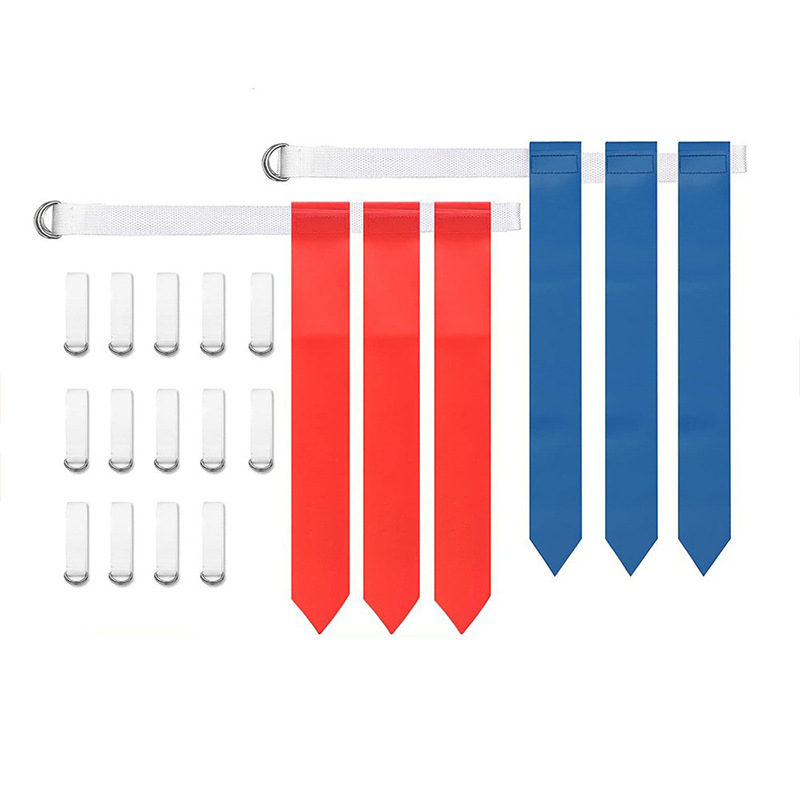 Rugby Belt Colorful Flag Belt Sports Competition Belt Children's Training Chasing Flag Running Training Belt