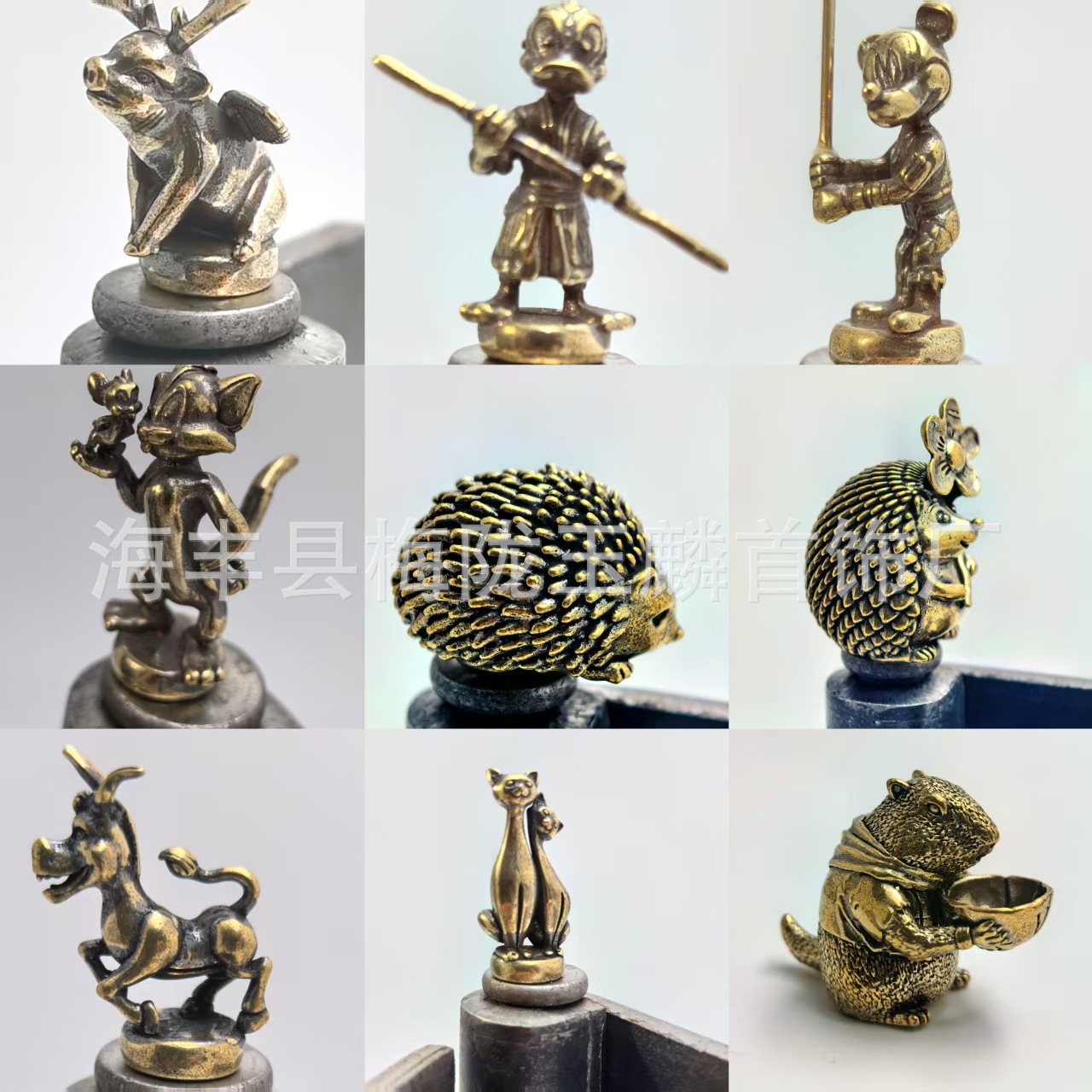 Micro-landscape Simulation Animal Small Ornaments on Cross-border New Hinge Brass Crafts Ornaments Home Ornaments