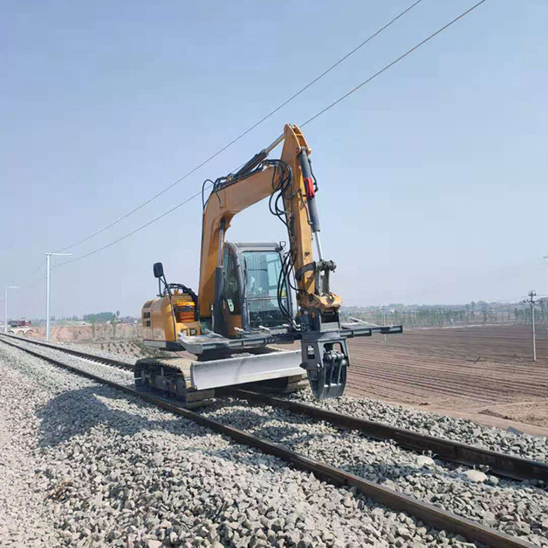 Railway Maintenance Rail Sleeper Removal Machine Cement Rail Sleeper Replacement Equipment Excavator Modified Hydraulic Sleeper Removal Machine