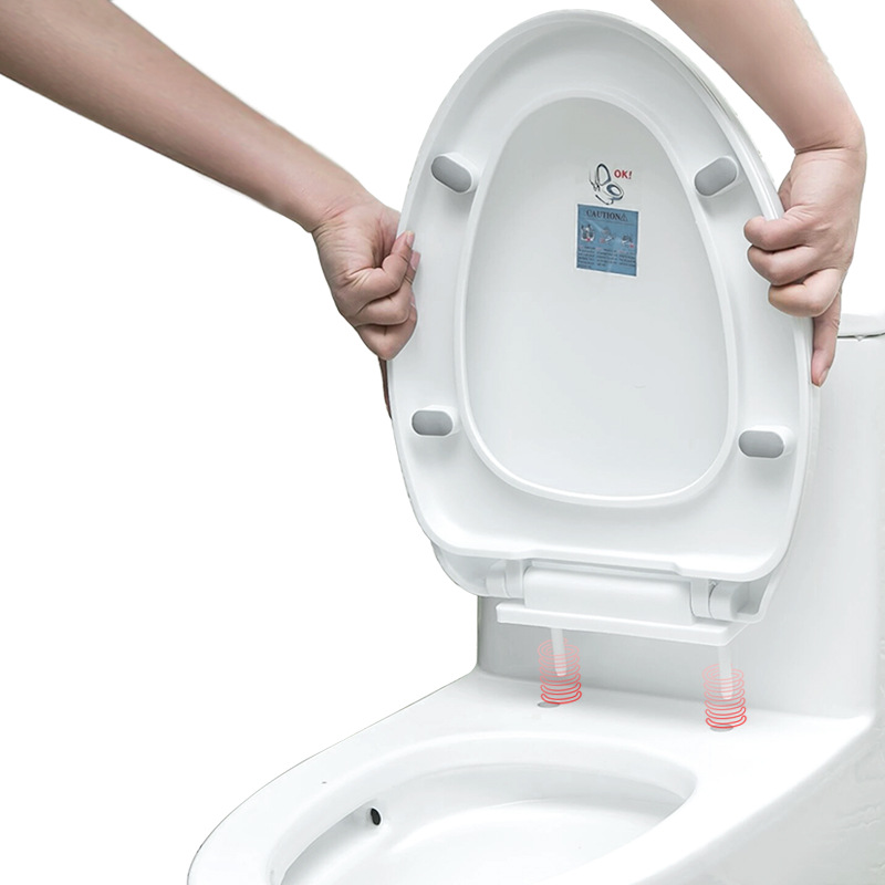 Toilet Cover Thickened Slowly Lowering Toilet Cover for Household Water Pumping Toilet Seat Cover UVO Type Accessories Vintage