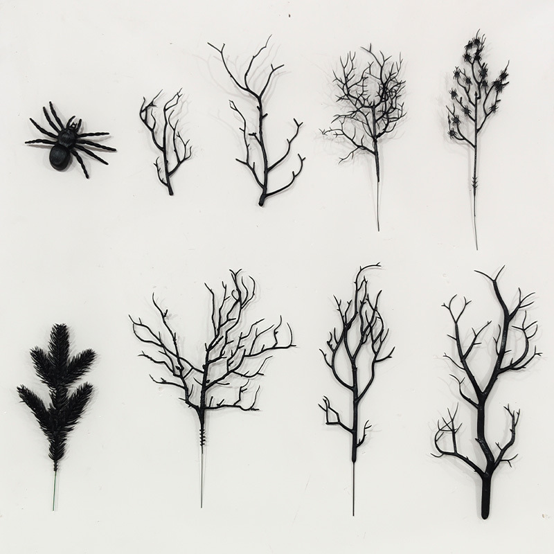 Искусственные ветки кораллов для Рождества и Хэллоуина, оптовая продажа различных размеров