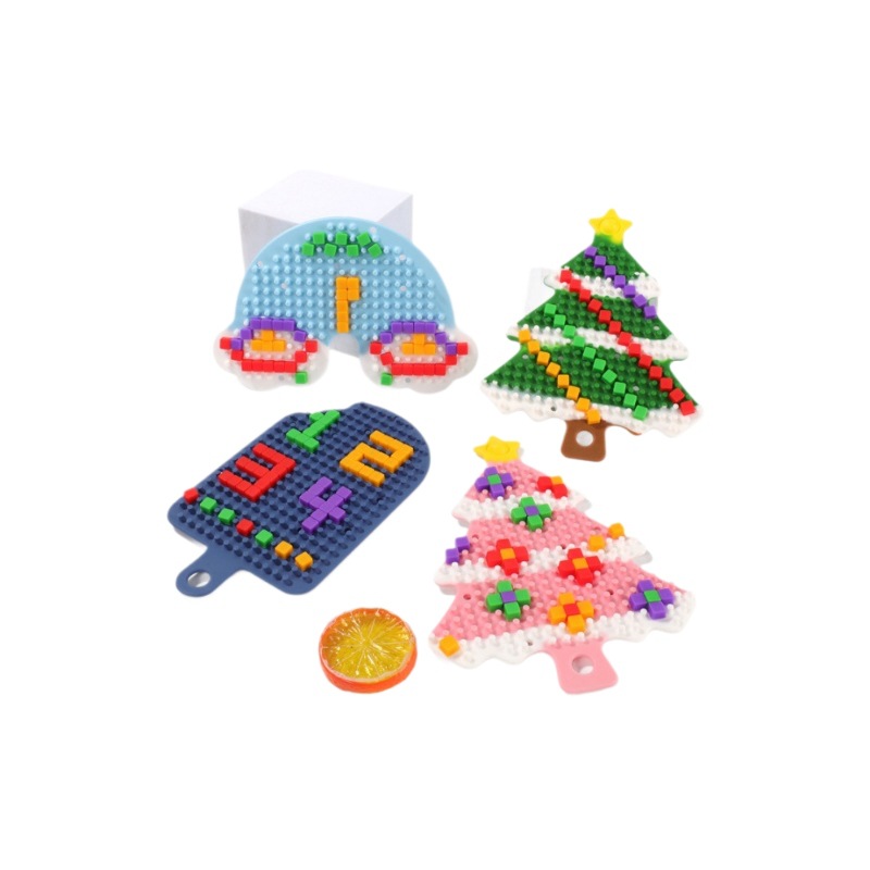 Cross-Border Popular Fidget Toys Sensory Activity Board Educational Stress-Relief Cube Anxiety Training Silicone Toy