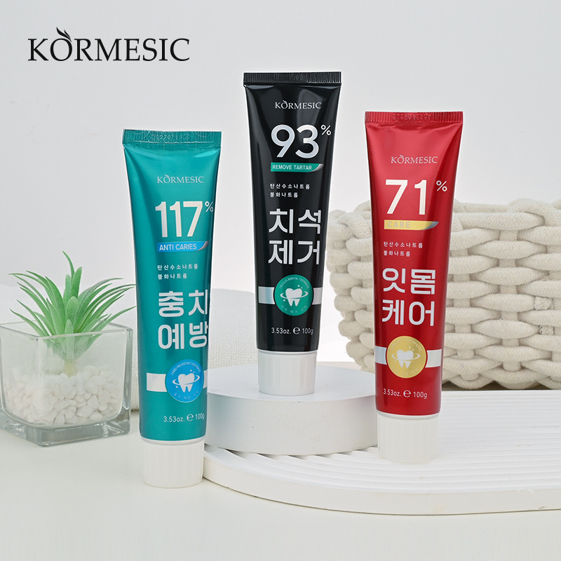 Kormesic Clean Gum Care Oral Fresh Breath Toothpaste Toothpaste Cross-Border Foreign Trade Factory Direct Sales