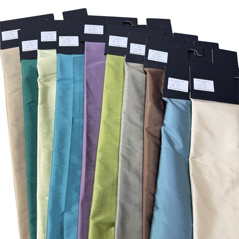 Factory 140 Wide Crisp Full Silk Double Palace Silk Fabric Pure Color Mulberry Silk Double Palace Cheongsam Top Fabric