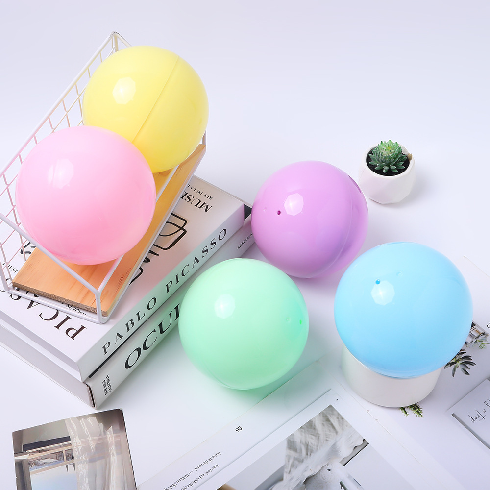 Multi-specification Plastic Gashapon Wholesale Shopping Mall Gashapon Machine Special Children Creative Gift Ball Lottery Toy Ball Now