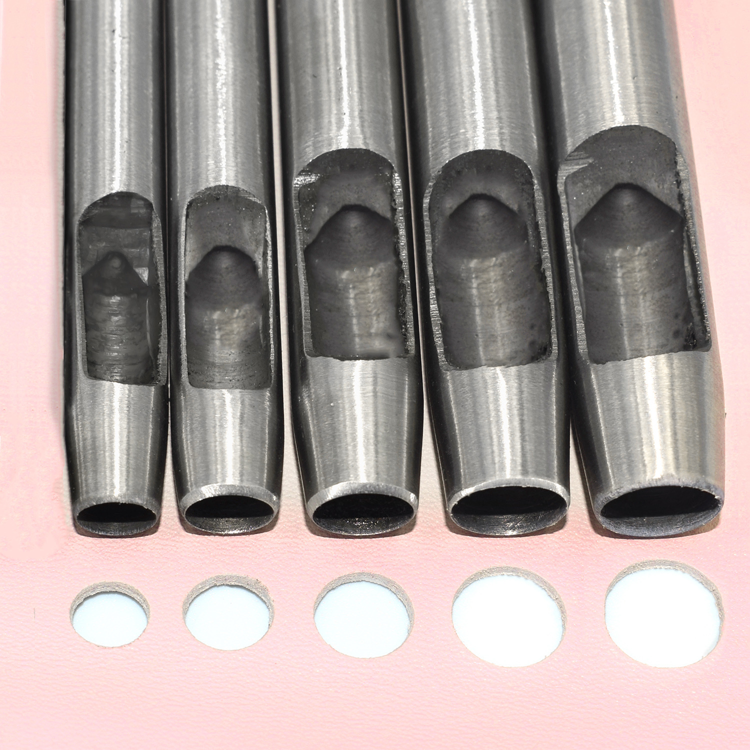 diy tool belt belt puncher punch, round punch, oval punch, flat punch, square punch