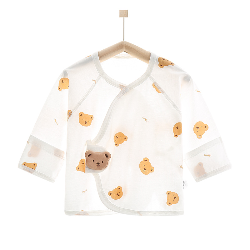 Half-back clothing newborn baby summer 52 yards 0 3 months 2 newborn baby monk jacket summer thin class a